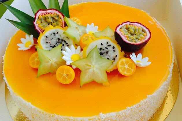 Mẫu bánh kem mousse chanh leo đặc biệt Mẫu bánh kem mousse chanh leo đặc biệt