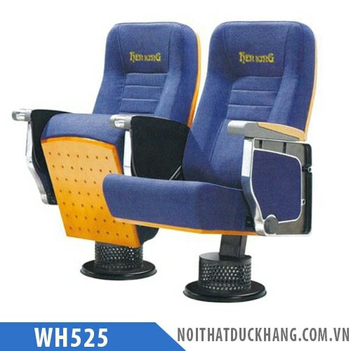 Ghế hội trường WH525 chân trụ tròn bám sàn Ghế hội trường WH525 chân trụ tròn bám sàn