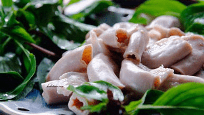 Lòng heo luộc Lòng heo luộc