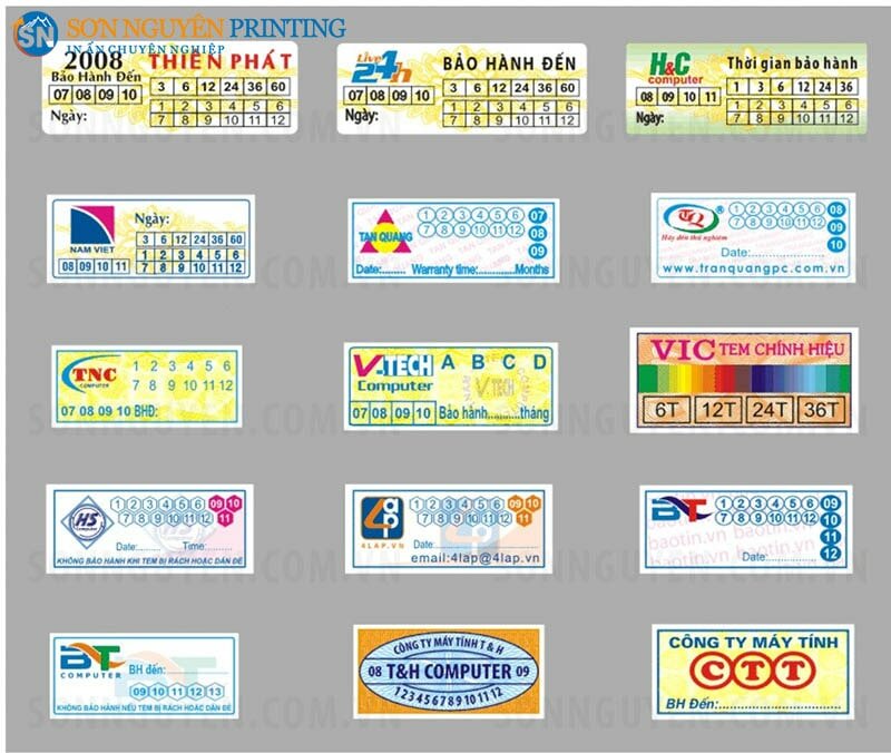 Tem bảo hành vỡ Tem bảo hành vỡ