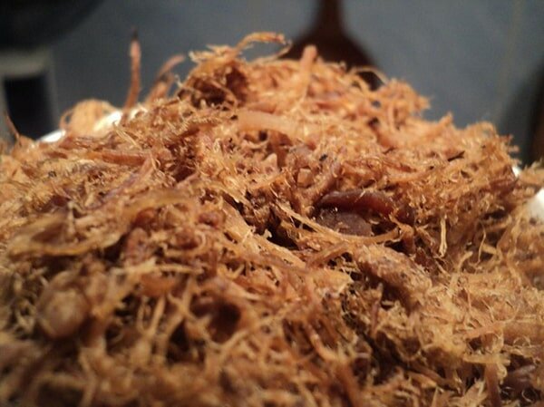 Cách làm ruốc chân nấm hương khô