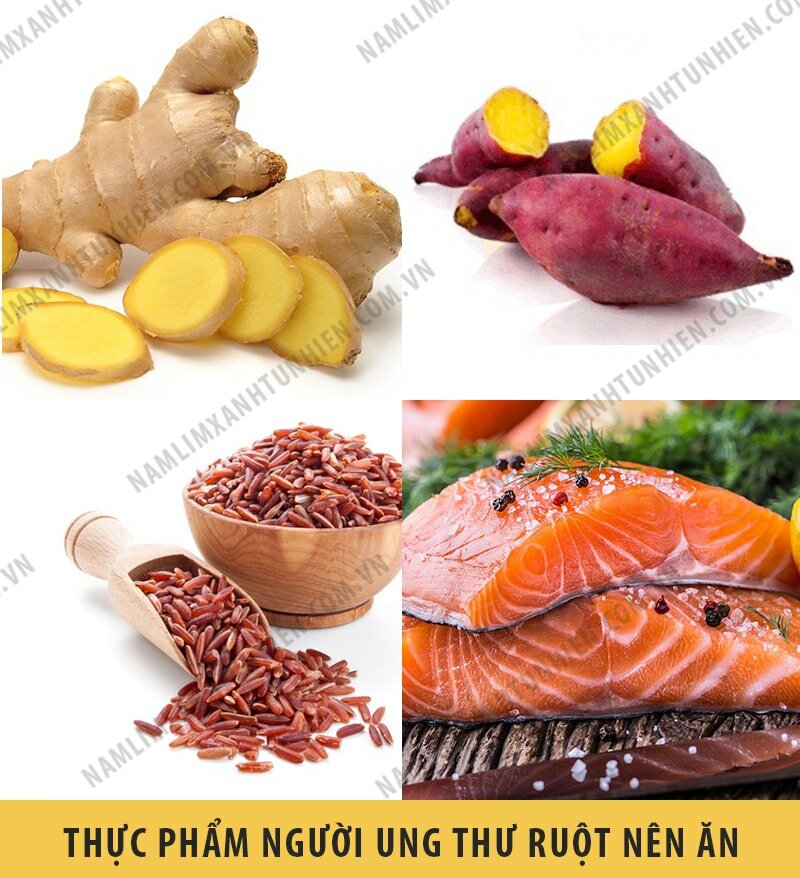 Những thực phẩm mà người bị ung thư ruột nên ăn