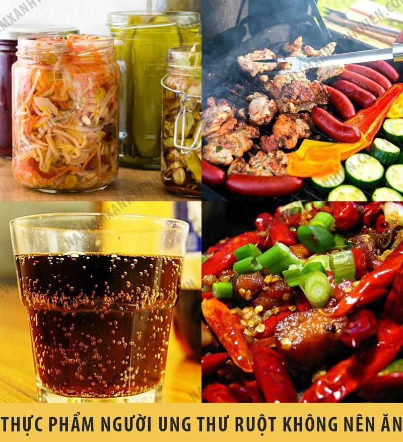 Những thực phẩm mà người bị ung thư ruột không nên ăn