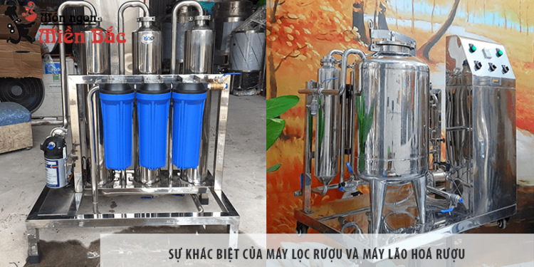 Sự khác biệt của máy lọc rượu và máy lão hoá rượu