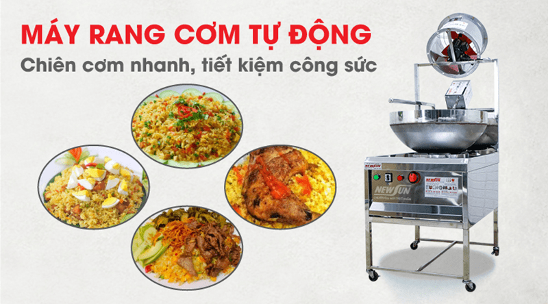 Tìm hiểu các dòng máy chiên cơm cánh đảo thương hiệu NEWSUN 1 Tìm hiểu các dòng máy chiên cơm cánh đảo thương hiệu NEWSUN