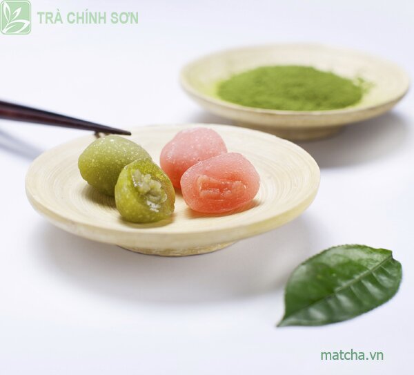 Bánh Mochi được làm từ Bột Trà Xanh