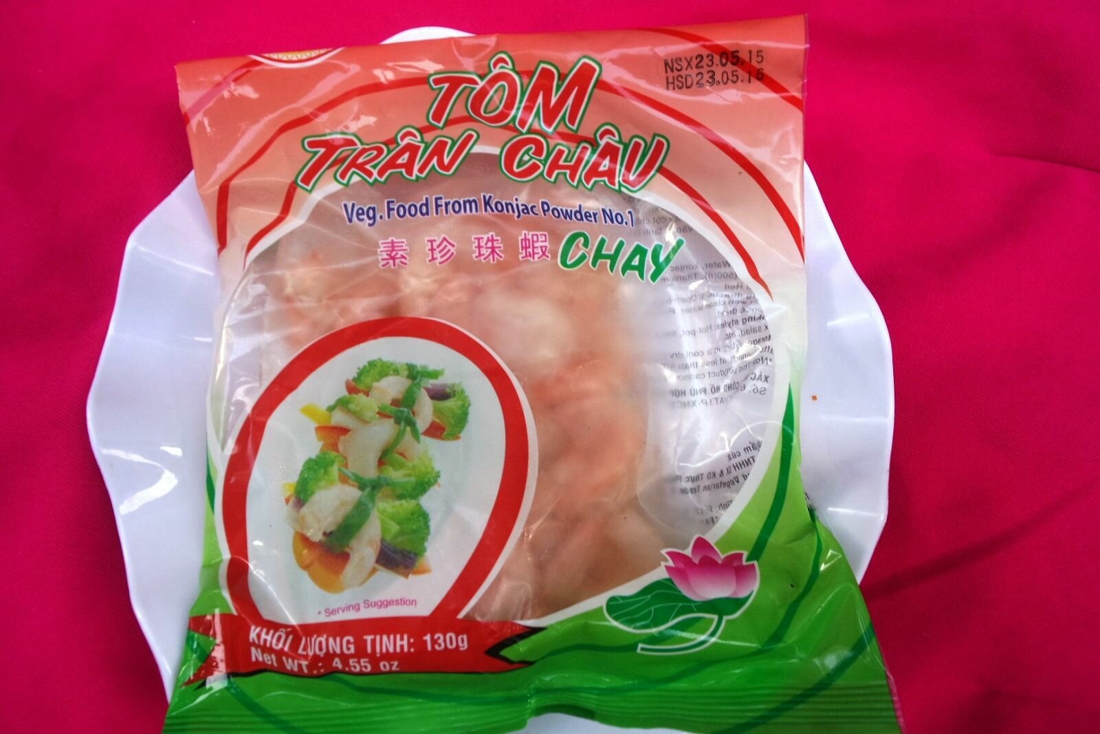 Tôm chay xào rau củ