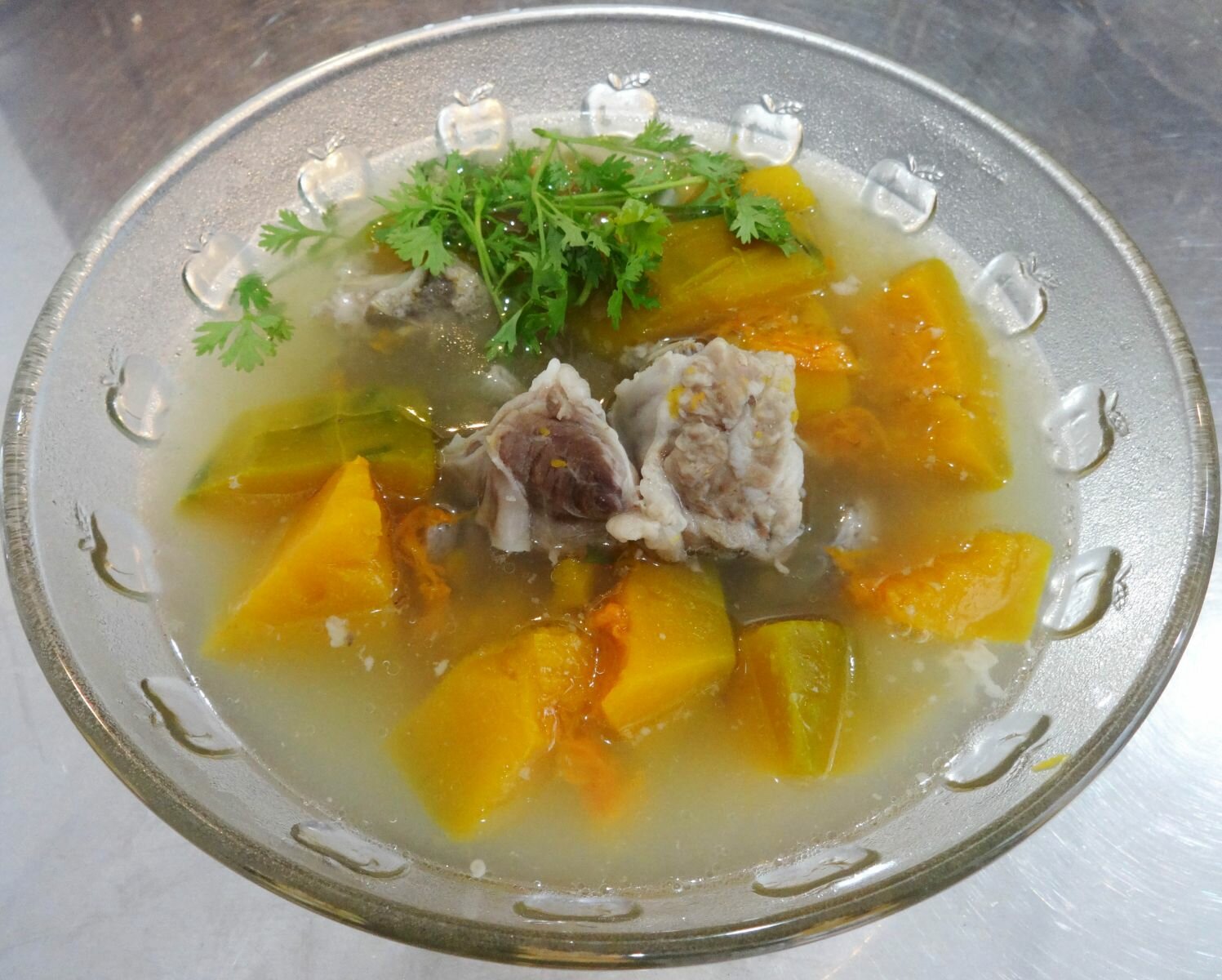 Canh bí sườn non